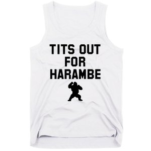 Tits Out For Harambe Tank Top