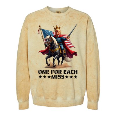 Trump One For Each Miss Trump Colorblast Crewneck Sweatshirt