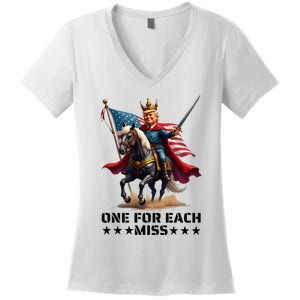 Trump One For Each Miss Trump Women's V-Neck T-Shirt