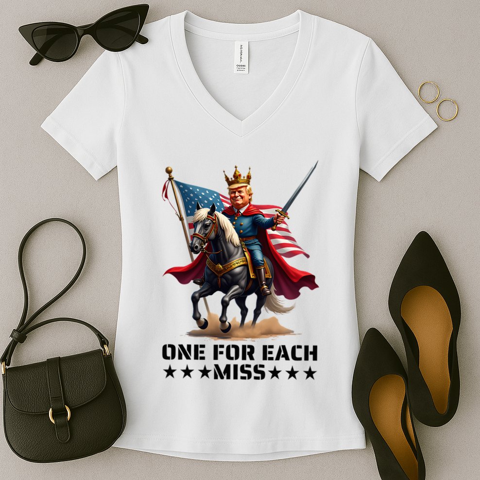 Trump One For Each Miss Trump Women's V-Neck T-Shirt