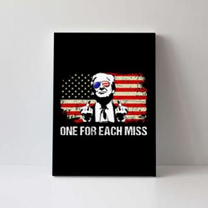 Trump One For Each Miss Trump Vote Trump 2024 America Canvas