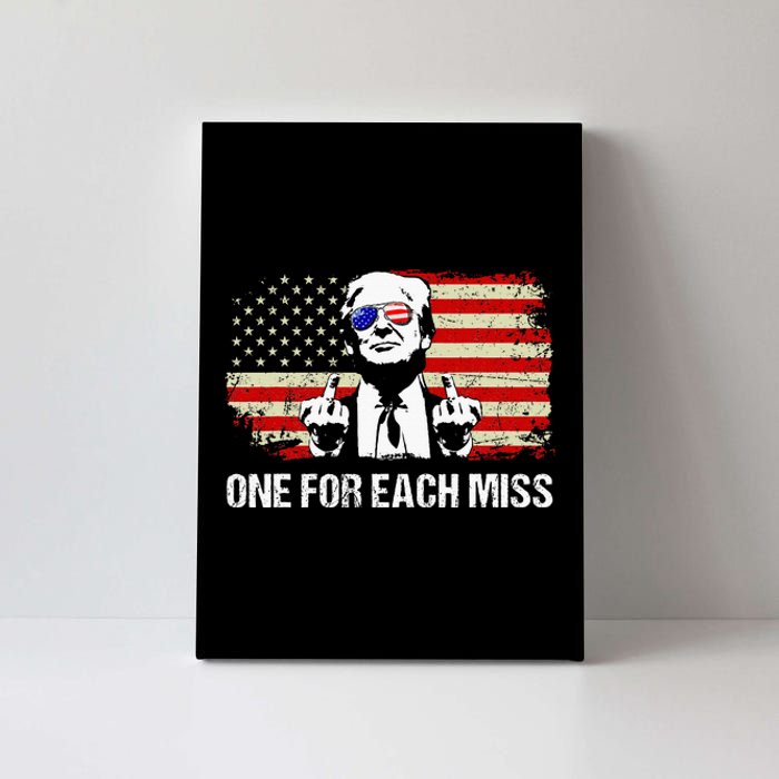 Trump One For Each Miss Trump Vote Trump 2024 America Canvas