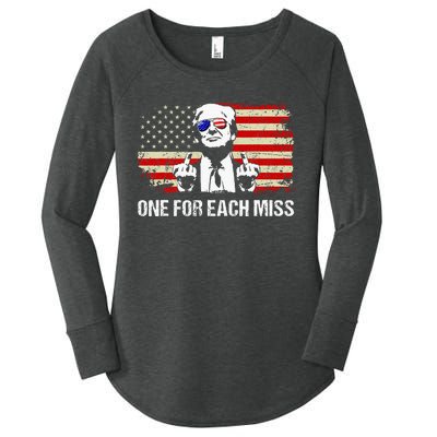 Trump One For Each Miss Trump Vote Trump 2024 America Women's Perfect Tri Tunic Long Sleeve Shirt