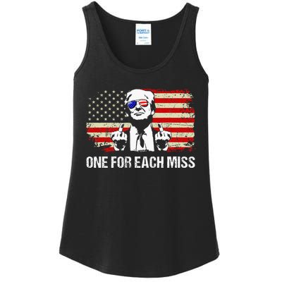 Trump One For Each Miss Trump Vote Trump 2024 America Ladies Essential Tank