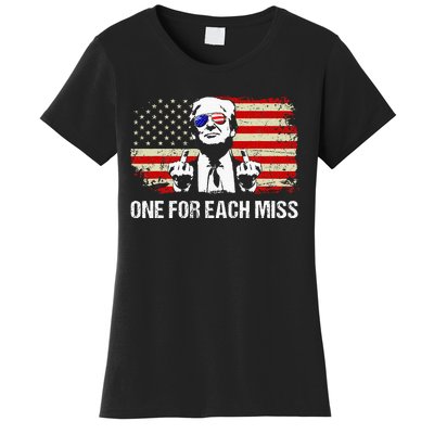 Trump One For Each Miss Trump Vote Trump 2024 America Women's T-Shirt