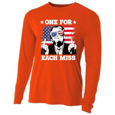 Trump One For Each Miss Trump Vote 2024 America Usa Cooling Performance Long Sleeve Crew