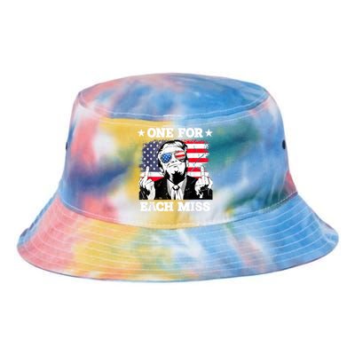 Trump One For Each Miss Trump Vote 2024 America Usa Tie Dye Newport Bucket Hat