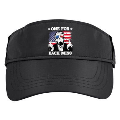 Trump One For Each Miss Trump Vote 2024 America Usa Adult Drive Performance Visor