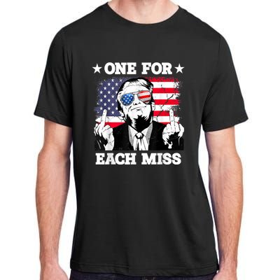 Trump One For Each Miss Trump Vote 2024 America Usa Adult ChromaSoft Performance T-Shirt