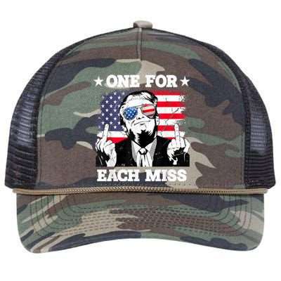 Trump One For Each Miss Trump Vote 2024 America Usa Retro Rope Trucker Hat Cap