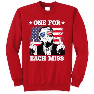 Trump One For Each Miss Trump Vote 2024 America Usa Sweatshirt