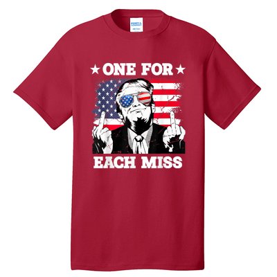 Trump One For Each Miss Trump Vote 2024 America Usa Tall T-Shirt