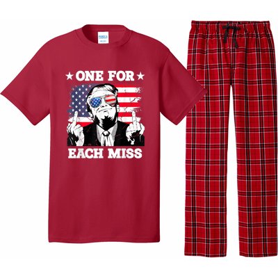 Trump One For Each Miss Trump Vote 2024 America Usa Pajama Set