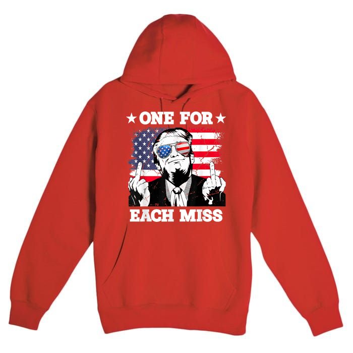 Trump One For Each Miss Trump Vote 2024 America Usa Premium Pullover Hoodie