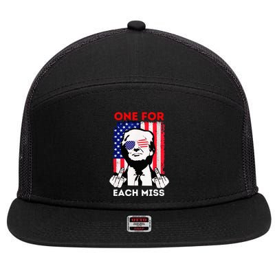 Trump One For Each Miss 7 Panel Mesh Trucker Snapback Hat