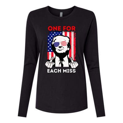 Trump One For Each Miss Womens Cotton Relaxed Long Sleeve T-Shirt