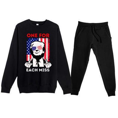 Trump One For Each Miss Premium Crewneck Sweatsuit Set