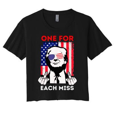 Trump One For Each Miss Women's Crop Top Tee