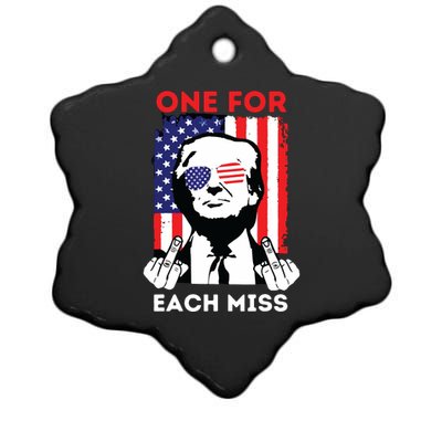 Trump One For Each Miss Ceramic Star Ornament