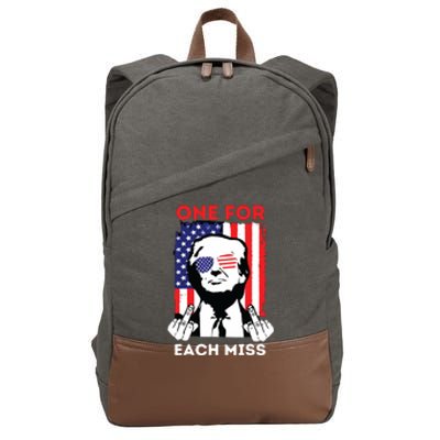 Trump One For Each Miss Cotton Canvas Backpack