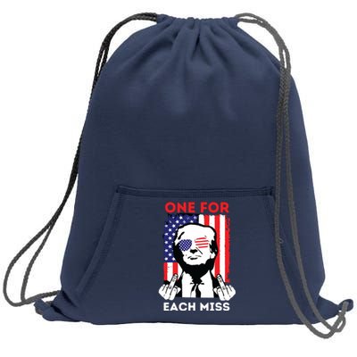 Trump One For Each Miss Sweatshirt Cinch Pack Bag