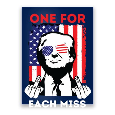 Trump One For Each Miss Poster