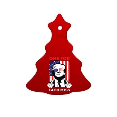 Trump One For Each Miss Ceramic Tree Ornament