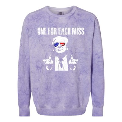 Trump One For Each Miss Colorblast Crewneck Sweatshirt