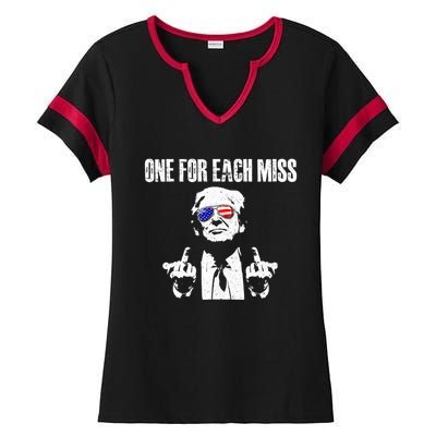 Trump One For Each Miss Ladies Halftime Notch Neck Tee