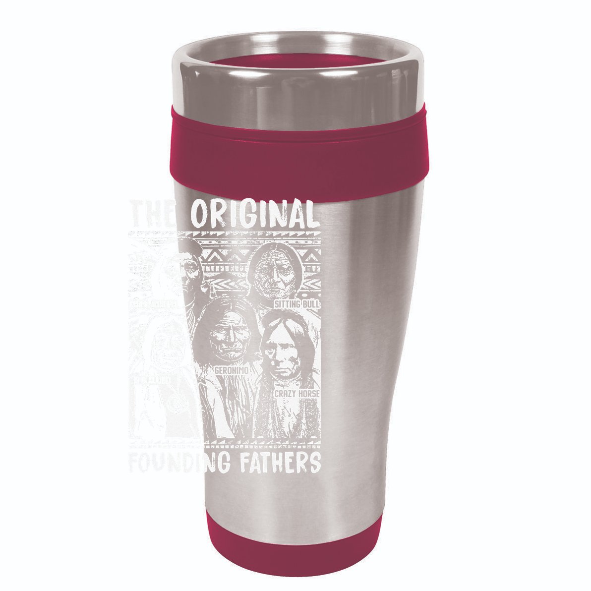 The Original Founding Fathers Native American Themed 15oz Campfire Ceramic Mug