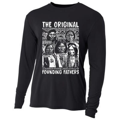 The Original Founding Fathers Native American Themed Cooling Performance Long Sleeve Crew