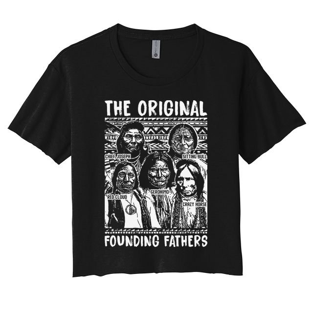 The Original Founding Fathers Native American Themed Crop Top