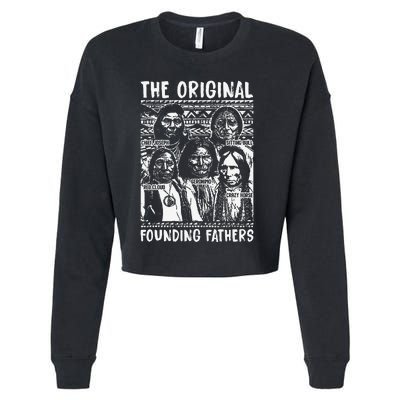 The Original Founding Fathers Native American Themed Cropped Pullover Crew