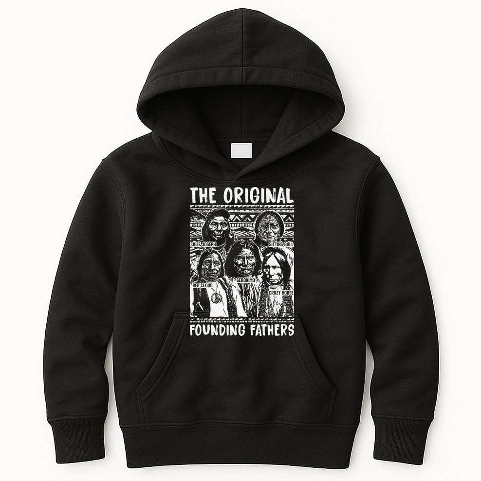 The Original Founding Fathers Native American Themed Kids Hoodie