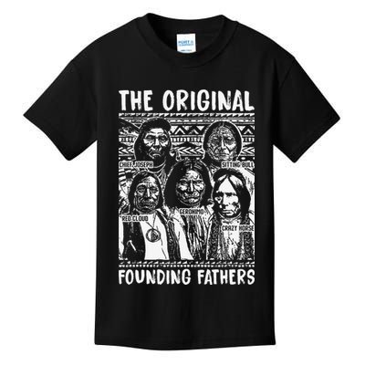 The Original Founding Fathers Native American Themed Kids T-Shirt