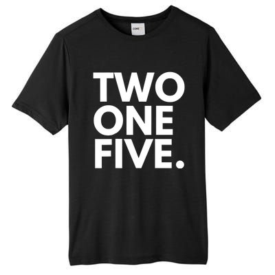 TWO ONE FIVE Area Code 215 Philadelphia PA Pennsylvania USA Tall Fusion ChromaSoft Performance T-Shirt