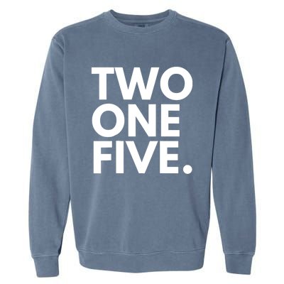 TWO ONE FIVE Area Code 215 Philadelphia PA Pennsylvania USA Garment-Dyed Sweatshirt