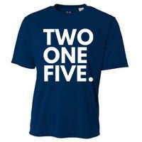 TWO ONE FIVE Area Code 215 Philadelphia PA Pennsylvania USA Cooling Performance Crew T-Shirt