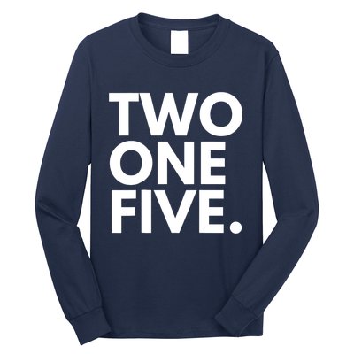 TWO ONE FIVE Area Code 215 Philadelphia PA Pennsylvania USA Long Sleeve Shirt