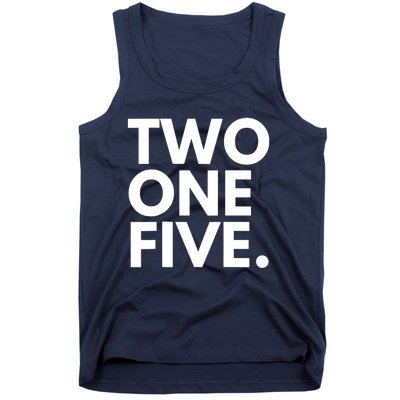 TWO ONE FIVE Area Code 215 Philadelphia PA Pennsylvania USA Tank Top