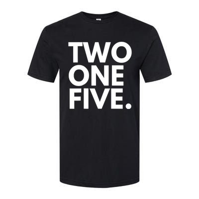 TWO ONE FIVE Area Code 215 Philadelphia PA Pennsylvania USA Softstyle® CVC T-Shirt