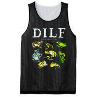 Types Of Frogs Dilf Damn I Love Frogs Mesh Reversible Basketball Jersey Tank