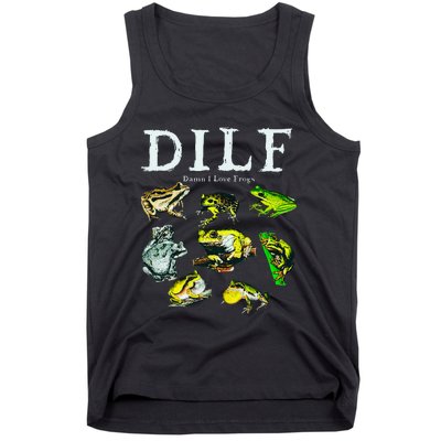 Types Of Frogs Dilf Damn I Love Frogs Tank Top