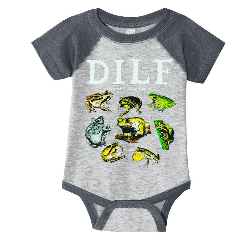 Types Of Frogs Dilf Damn I Love Frogs Infant Baby Jersey Bodysuit