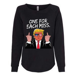 Trump One For Each Miss Funny Political Womens California Wash Sweatshirt