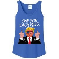 Trump One For Each Miss Funny Political Ladies Essential Tank