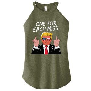 Trump One For Each Miss Funny Political Women's Perfect Tri Rocker Tank