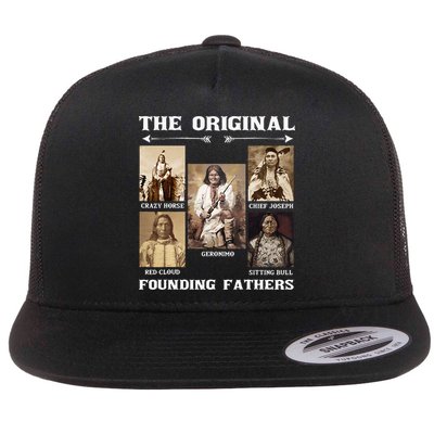 The Original Founding Fathers Native American Flat Bill Trucker Hat