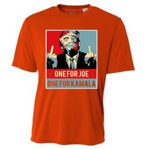 Trump One For Joe One For Kamala Cooling Performance Crew T-Shirt