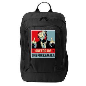 Trump One For Joe One For Kamala City Backpack